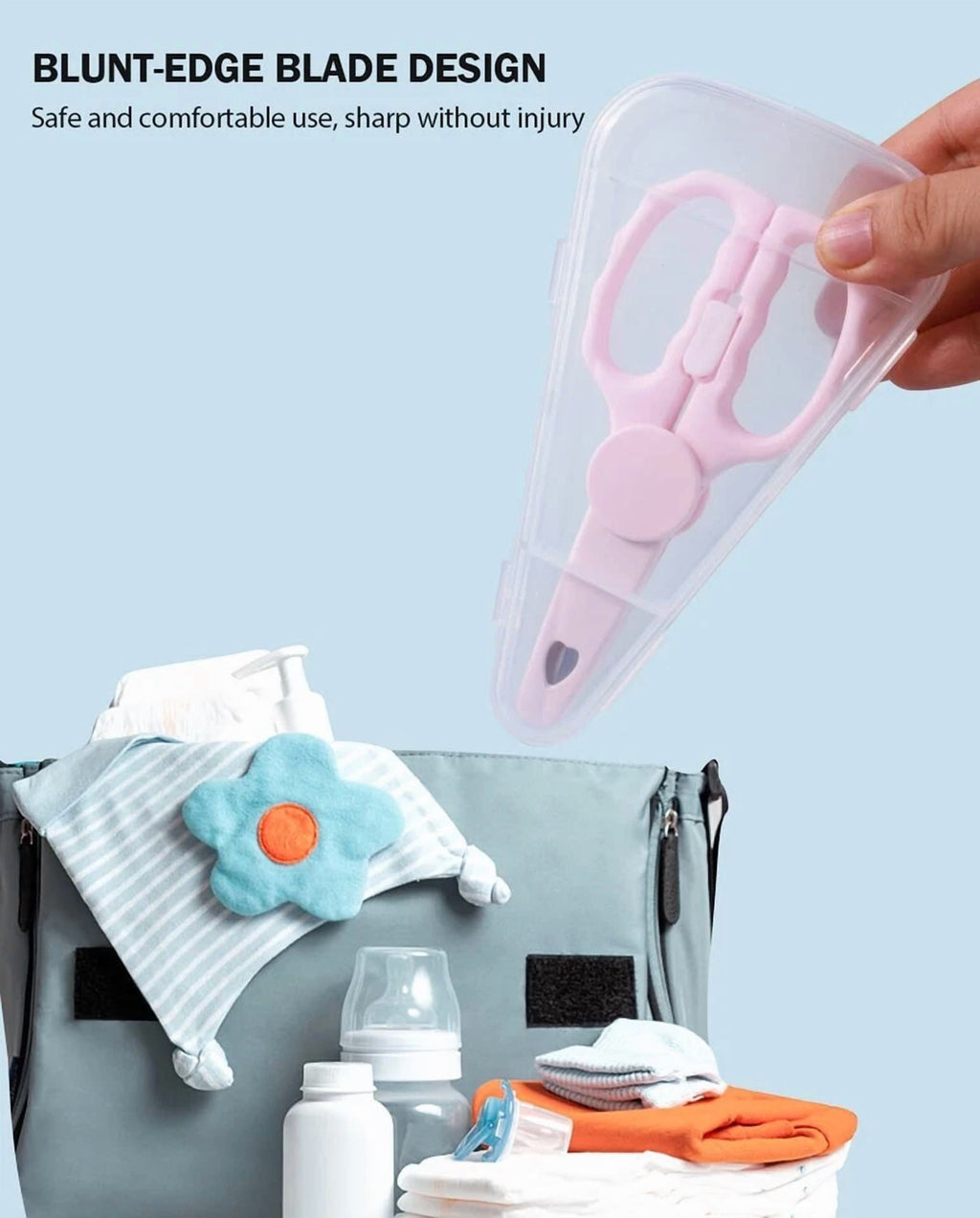 Baby Food Scissors Portable Supplementary Food Scissors Kitchen Food Scissors