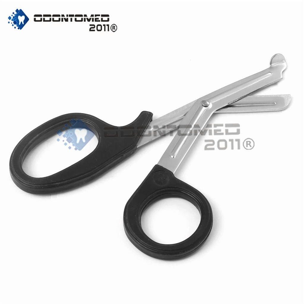 Black Utility Scissors 7.25" Multi-Purpose Diy Ems Emt Universal Shears