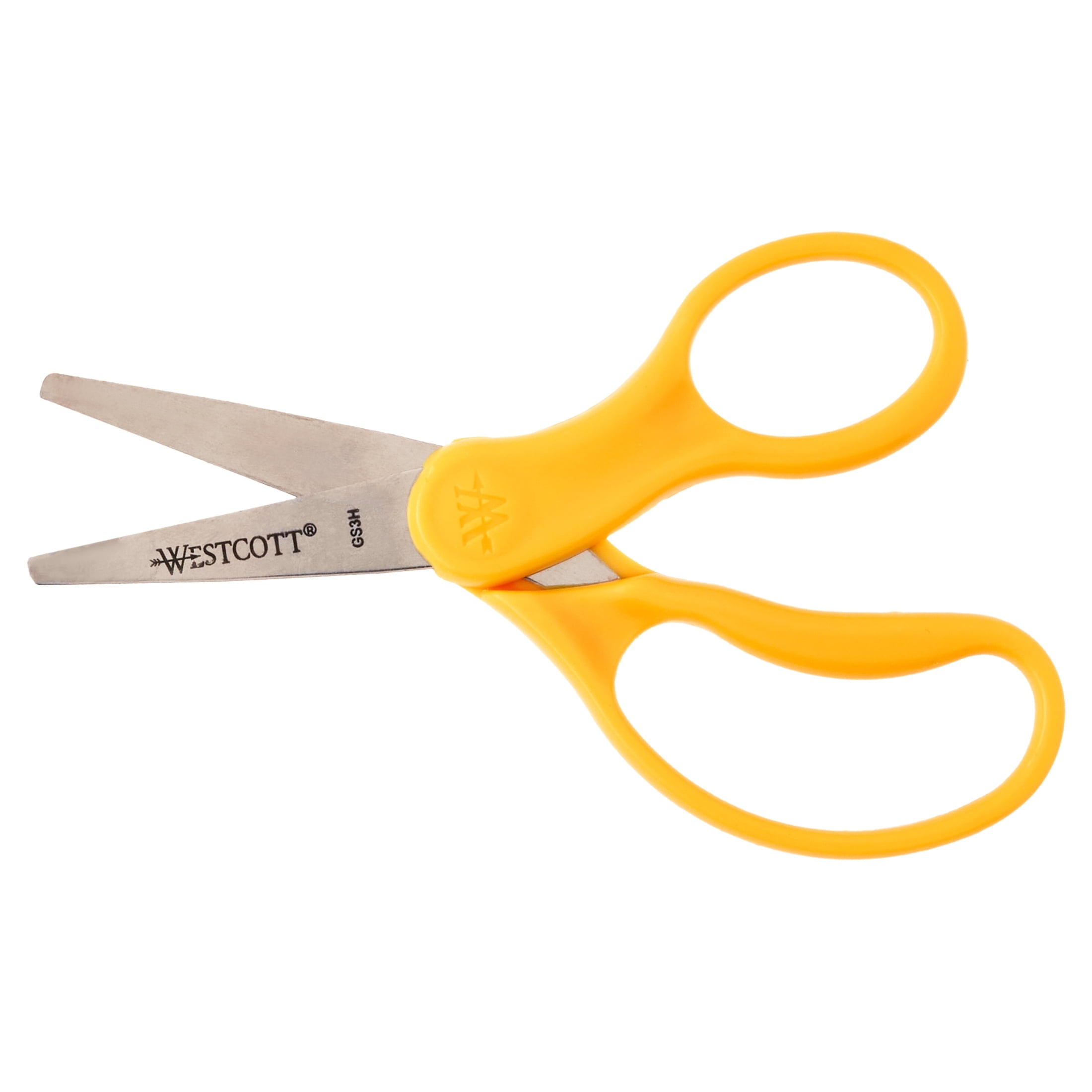 Westcott Kids Scissors, 5" Pointed, Assorted, 12/Pack, Preschool Educational Level.