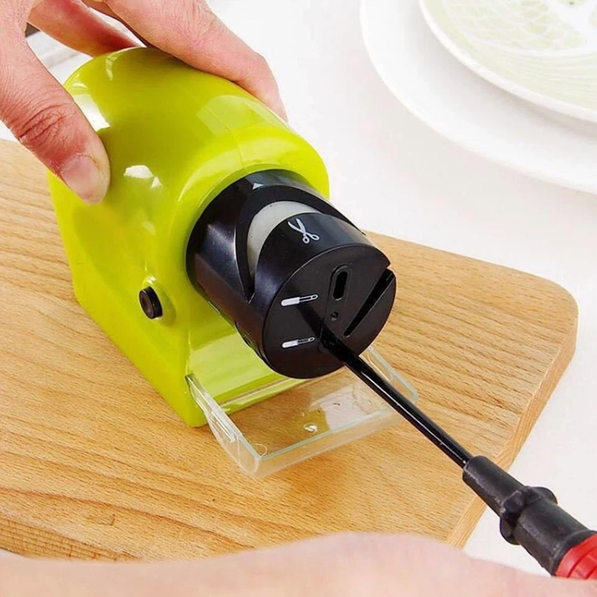 Electric Sharpening Tool Knife Sharpener Cordless Scissor Sharpening Stone Jq