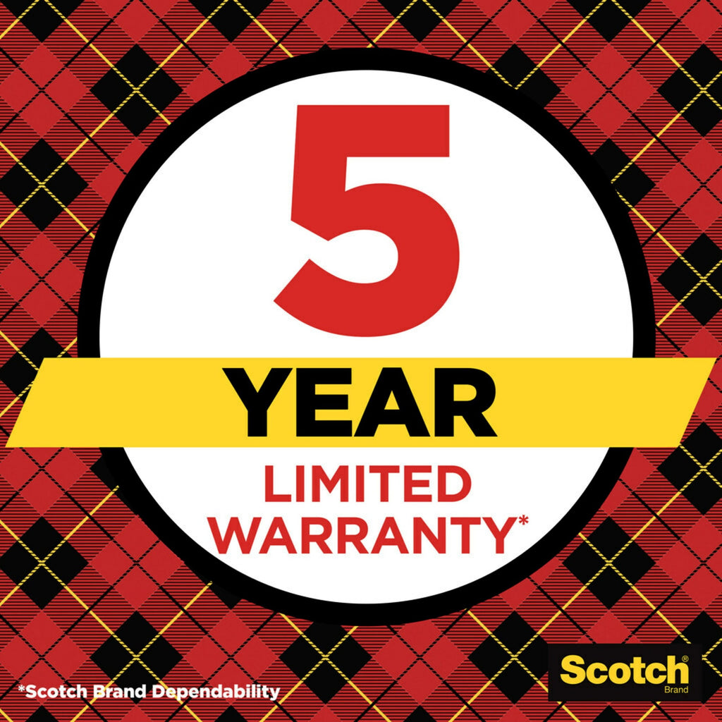 Scotch Multi-Purpose Stainless Steel Scissors, 8", Sharp Edge, Red & Grey