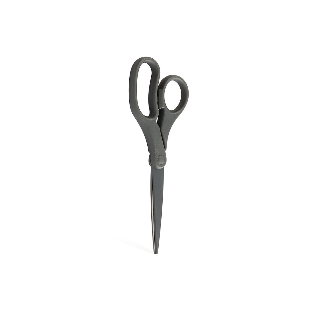 JAM Paper Multi-Purpose Precision Scissors, Grey, 8 inch, 1/Pack