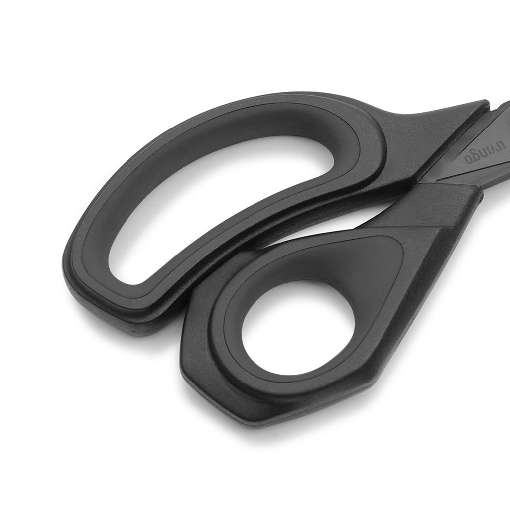LIVINGO Sharp Fabric Scissors, Titanium Heavy Duty Shears for Sewing Craft, 9.5" Black