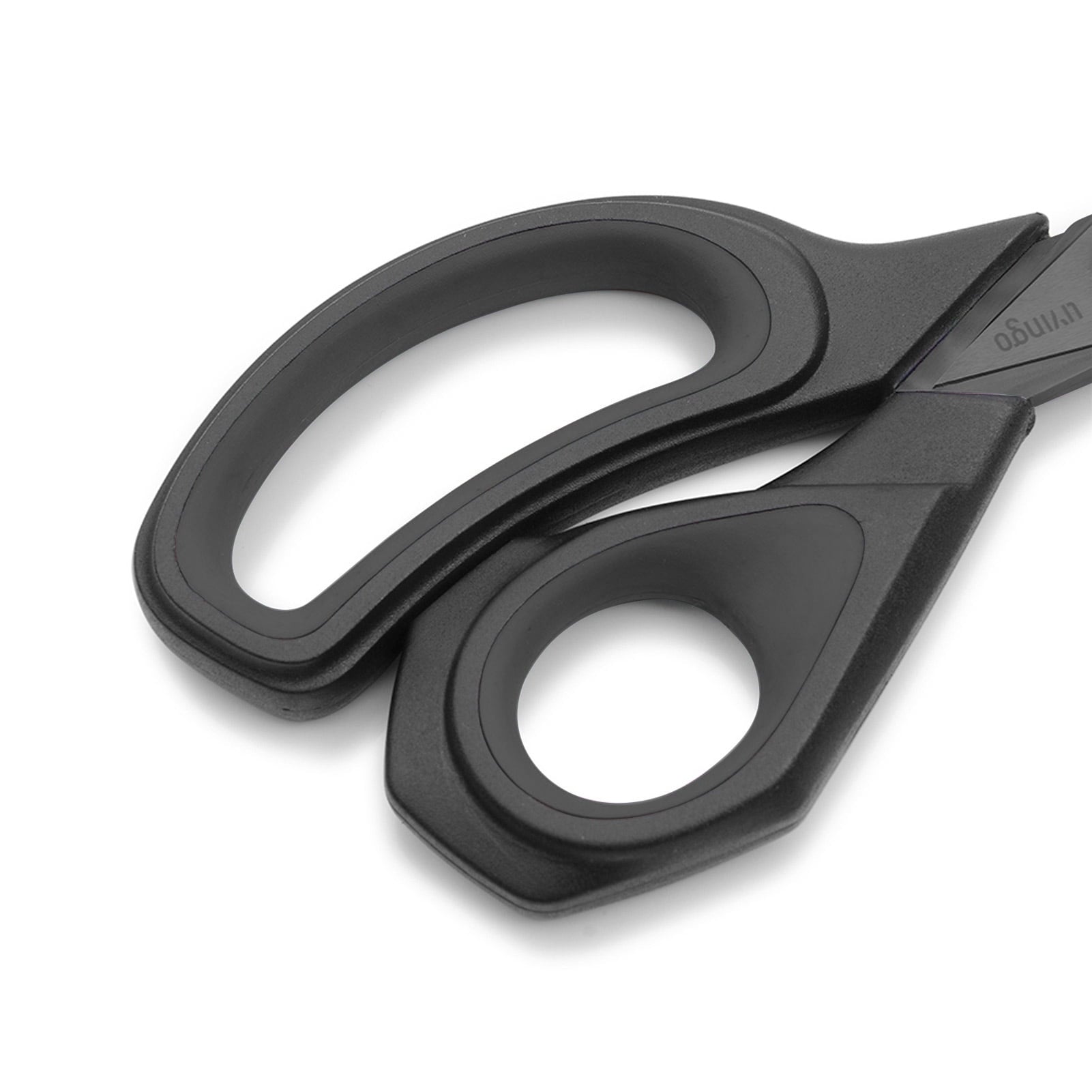 LIVINGO Sharp Fabric Scissors, Titanium Heavy Duty Shears for Sewing Craft, 9.5" Black
