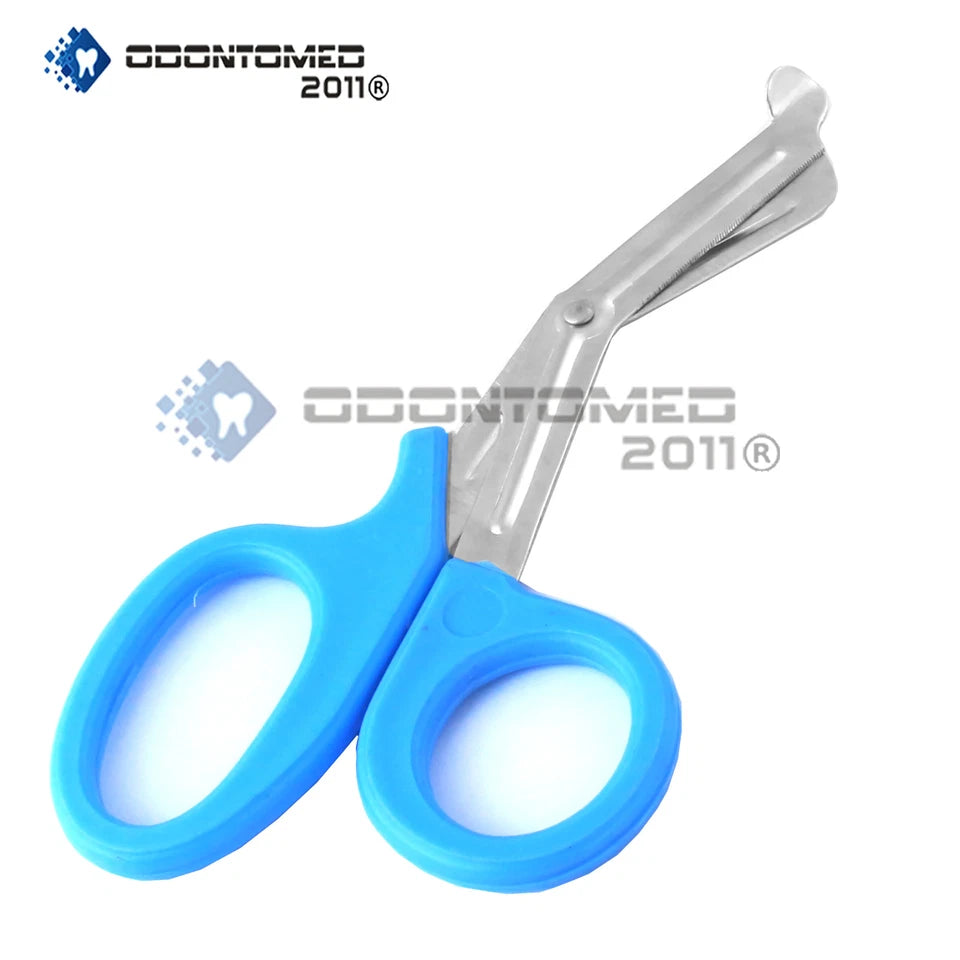 12 Emt Utility Scissors Shears 7.5" Sky Blue Colored