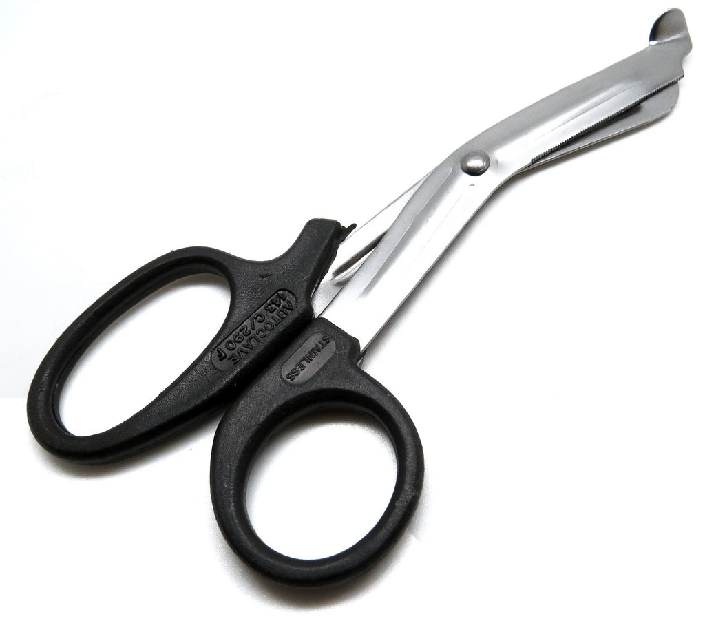 Black Utility Scissors 5.5" Multi-Purpose Diy Ems Emt Universal Shears Tools