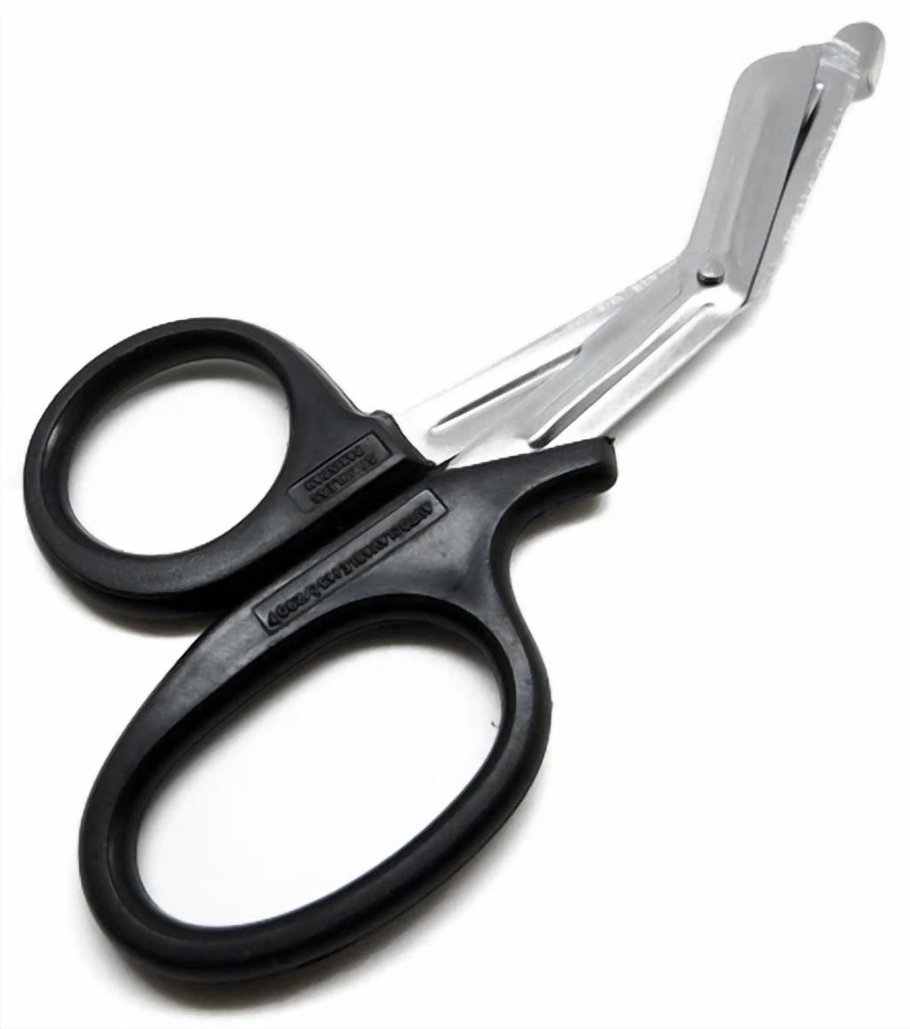 Black Utility Scissors 7.25" Multi-Purpose Diy Ems Emt Universal Shears Tools