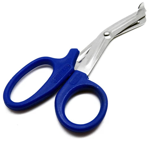 Blue Utility Scissors 5.5" Multi-Purpose Diy Ems Emt Universal Shears Tools