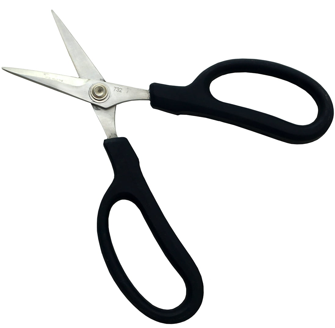Famore Very Sharp Scissor with Large Blue Comfort Handles 6-1/4in