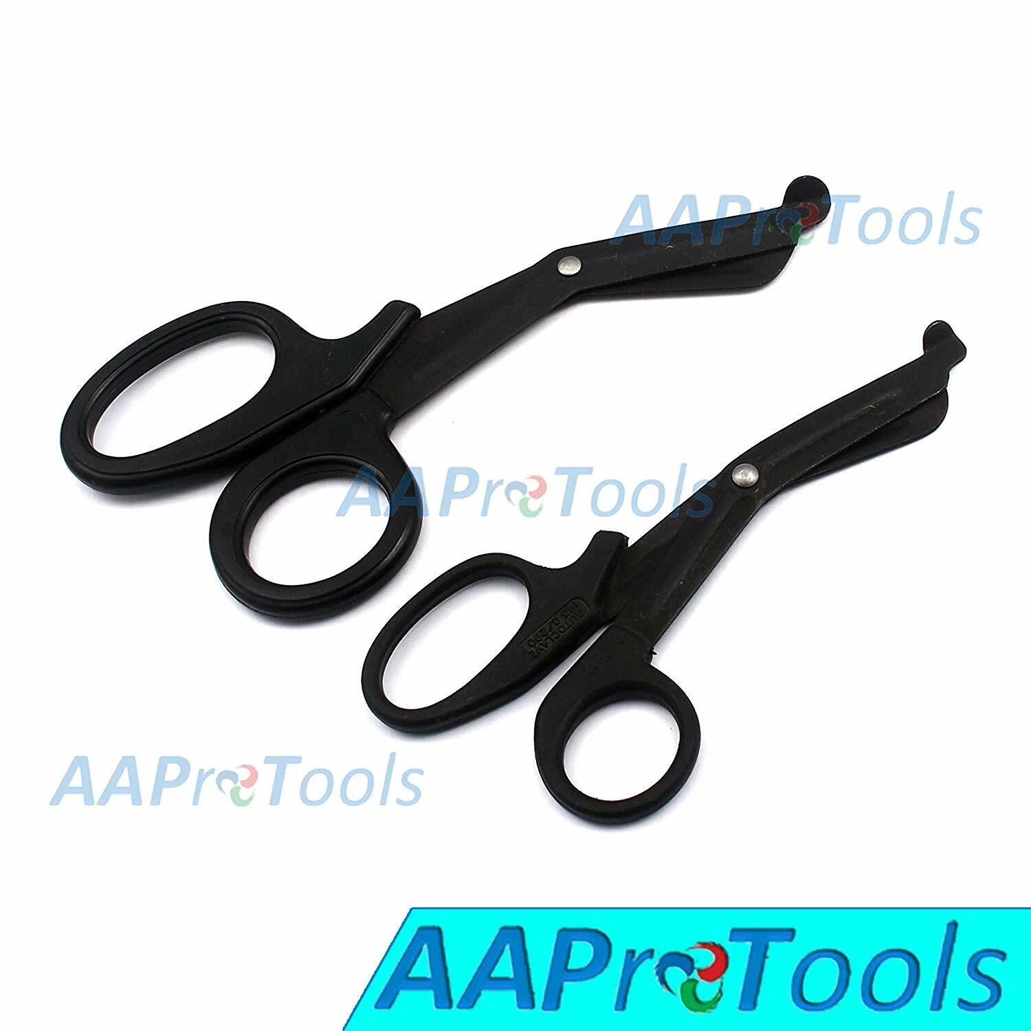 Full Tactical Black Utility Bandage Scissors 7.5" & 5.5" Emt Instruments