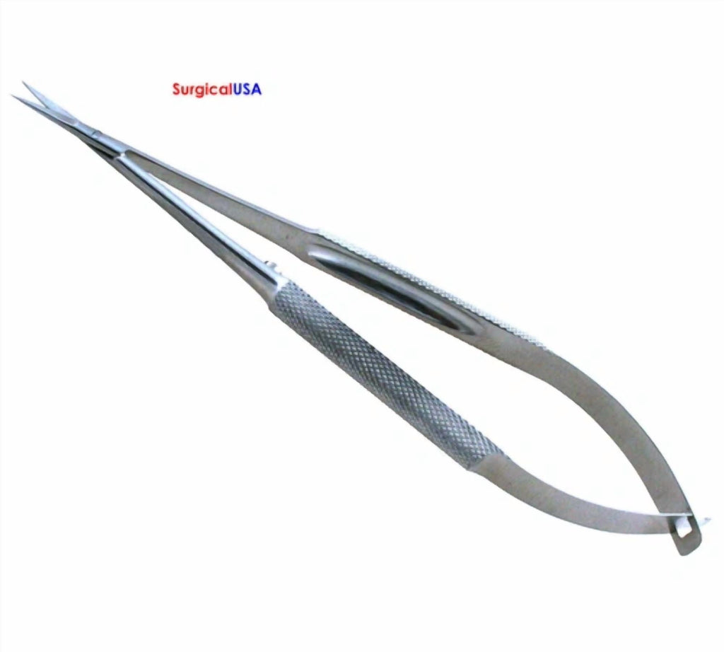 Fyna -Micro Dissecting Scissors Straight Blade Sharp Points Thumb Spring Size 5.75Inch