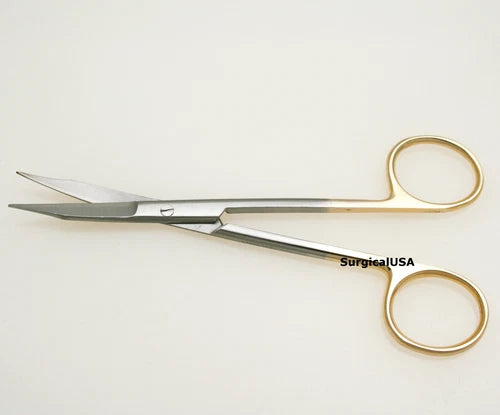 Fyna -Tc Goldman-Fox Scissors 5" Curved Serrated Blades New Surgicalusa Instruments