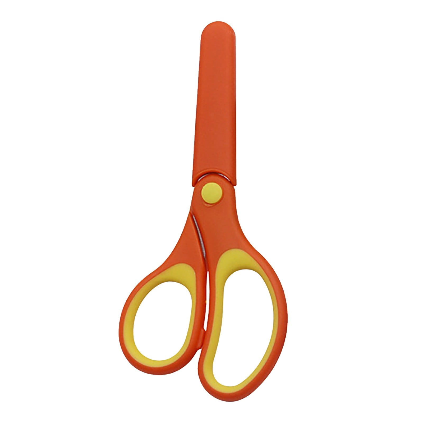 GiLiling 5.7” Stainless Stell Scissors, Safety, Blunt Tip, Comfortable, for Left and Right Handed Use, for Office Home Crafts, Assorted Colors
