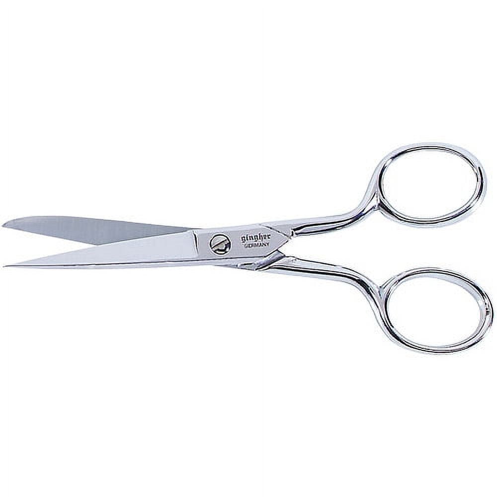 Gingher 5" Knife Edge Sewing Scissors, Silver