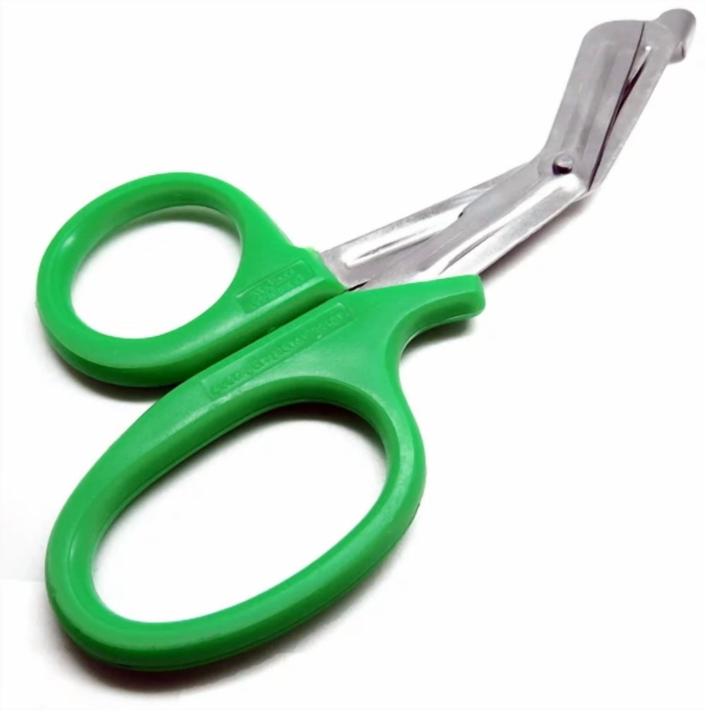 Green Utility Scissors 7.25" Multi-Purpose Diy Ems Emt Universal Shears Tools