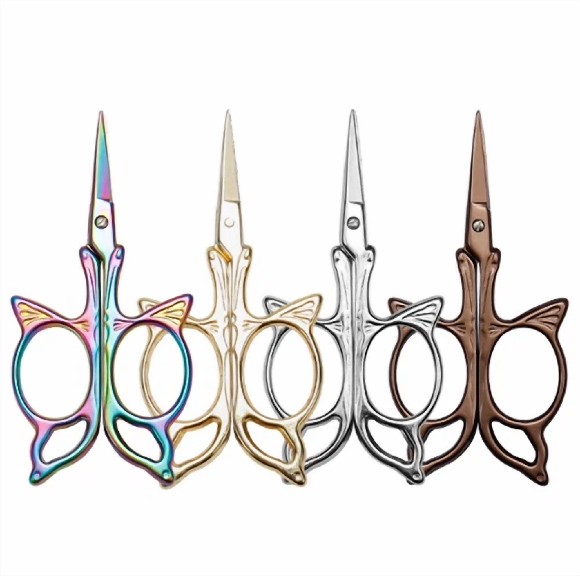 Household Butterfly Scissors Cross-Stitch Cloth Cutting Trimming Scissors
