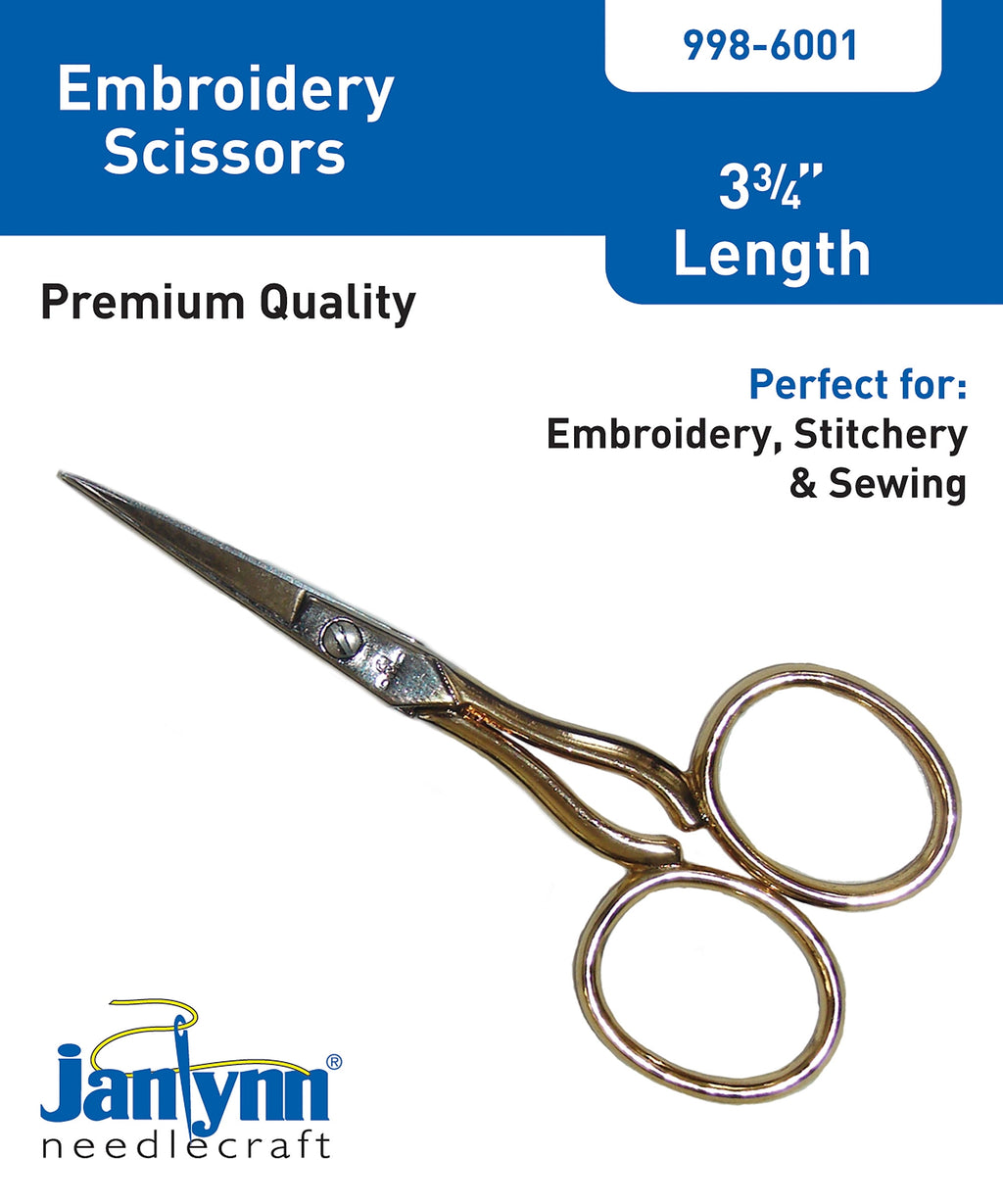 Janlynn 3.75" Embroidery Scissors, 1 Each