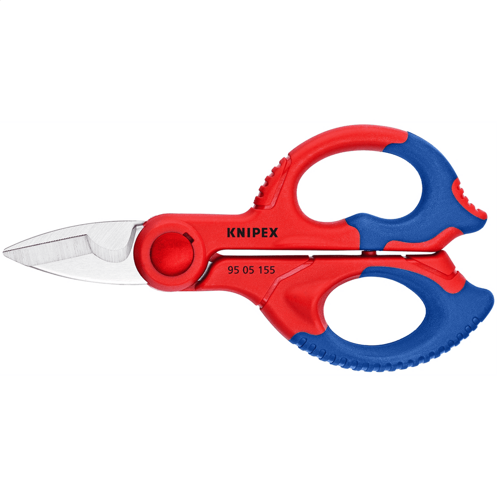 Knipex 9505155SBA Electrician's Shears w/ Plastic Belt Case