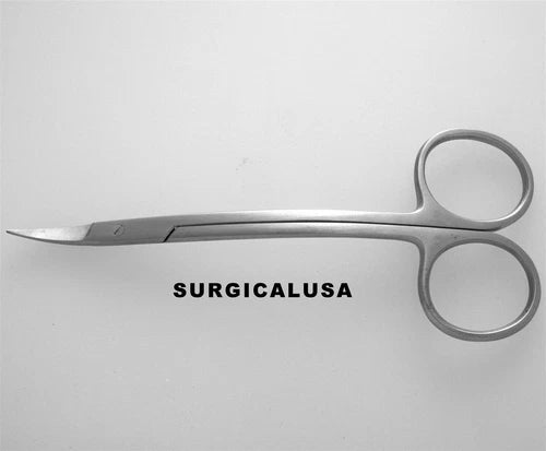 La Grange Scissors 4.25" One-Blade Serrated S-Shape Curved
