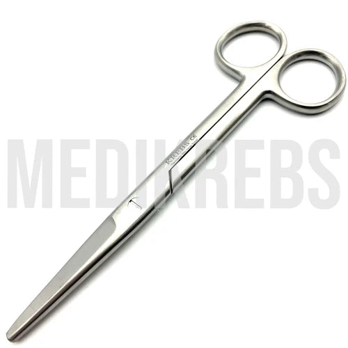 Mayo Dissecting Scissor Straight W/ Chamfered Blades 14 Cm - 5 1/2'' O.R. Grade