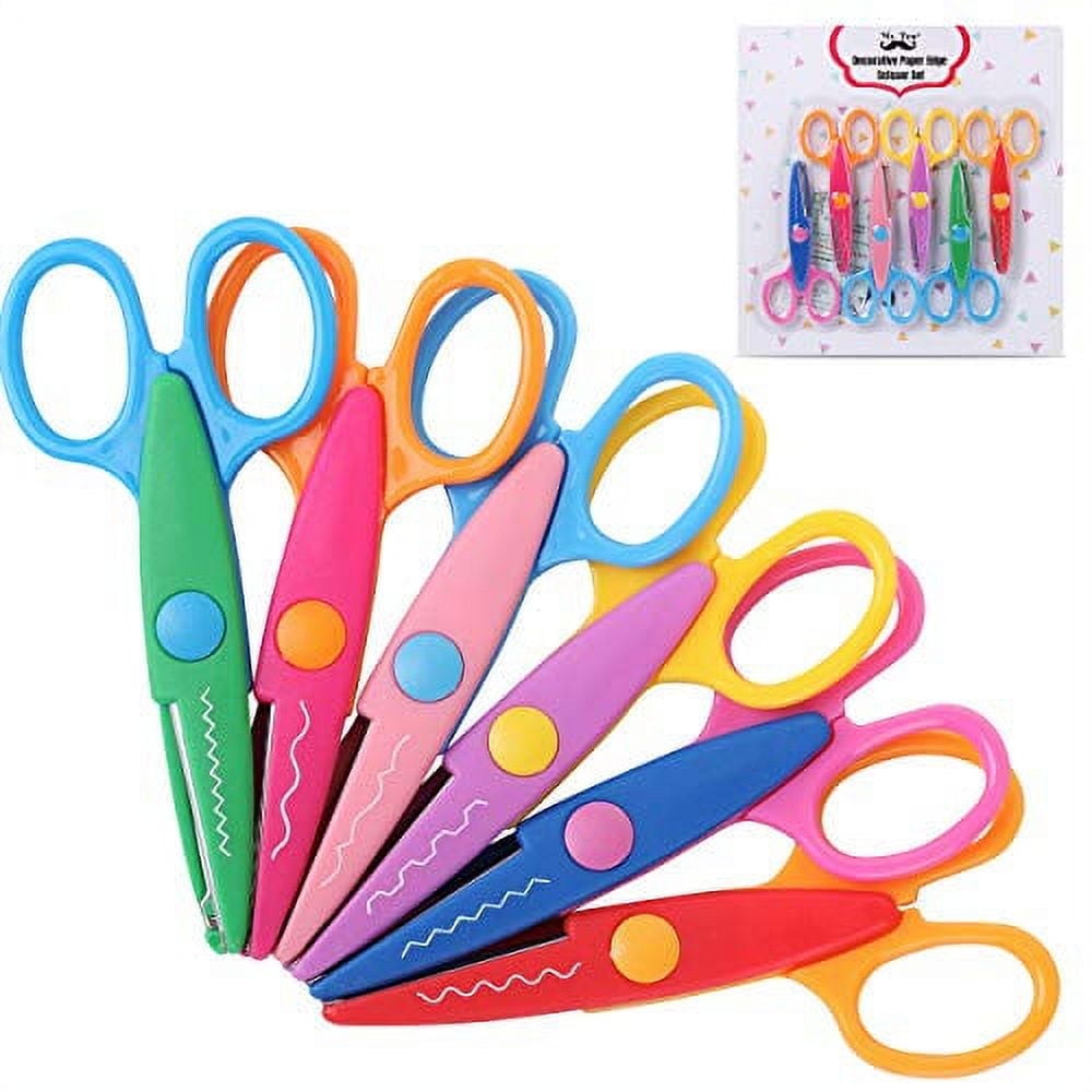 Mr. Pen- Craft Scissors Decorative Edge, 6 Pack, Zig Zag Scissors
