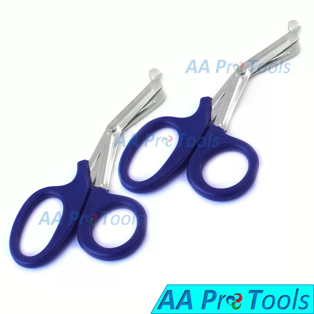 New 2 Pairs 7 1/2" Emt Bandage Scissors Trauma Shear 7.5" Navy Blue Utility Emt