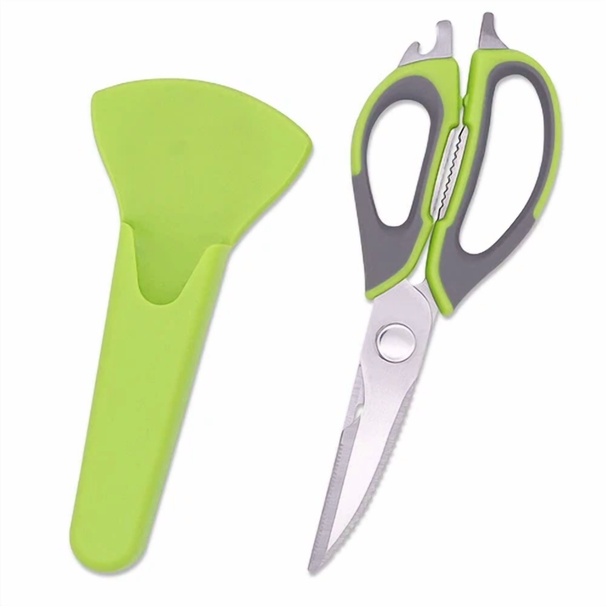 New Heavy Duty Kitchen House Hold Scissor Meat Chicken Fish Cutter Herbs Shears