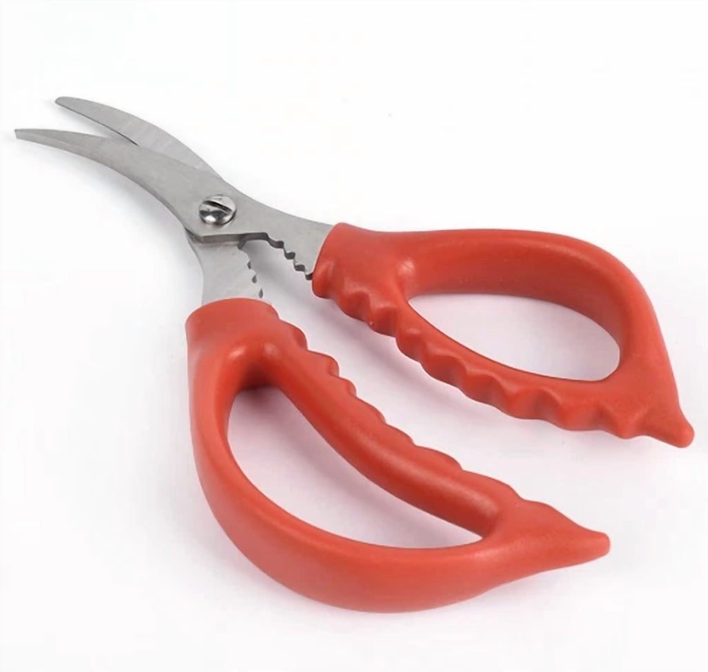 New Lobster Fish Shrimp Crab Seafood Scissors Shears Snip Shells Kitchen Tool
