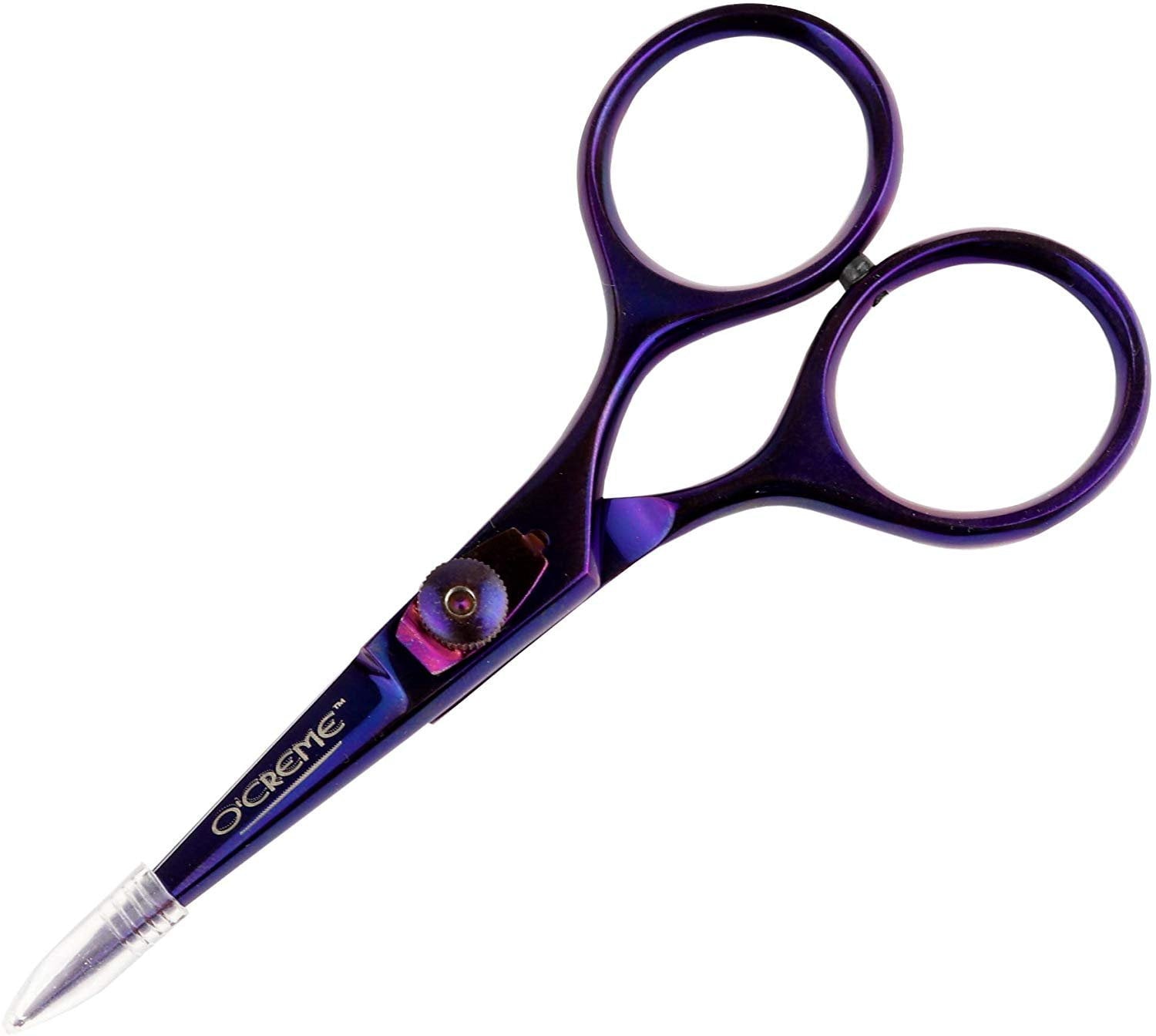 O'Creme Super Sharp Chef Scissors All Stainless Steel Snips Garnishing Tool Purple