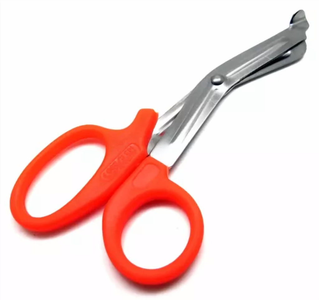 Orange Utility Scissors 5.5" Multi-Purpose Diy Ems Emt Universal Shears Tools