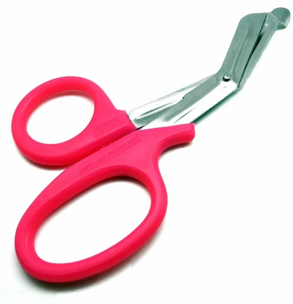 Pink Utility Scissors 7.25" Multi-Purpose Diy Ems Emt Universal Shears Tools