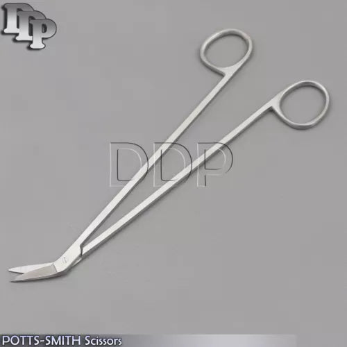 Potts-Smith Scissors 7.5 In. Angled 60 Degrees, 20 Mm Blade Cardio Instruments