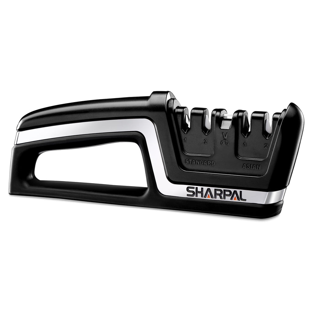 Sharpal 104N 5-in-1 Kitchen Knife and Scissors Sharpener, Tungsten Carbide