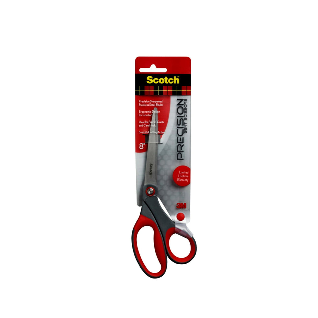 Scotch 8 Inch Precision Bent Scissors, Great for Everyday Use 1448B