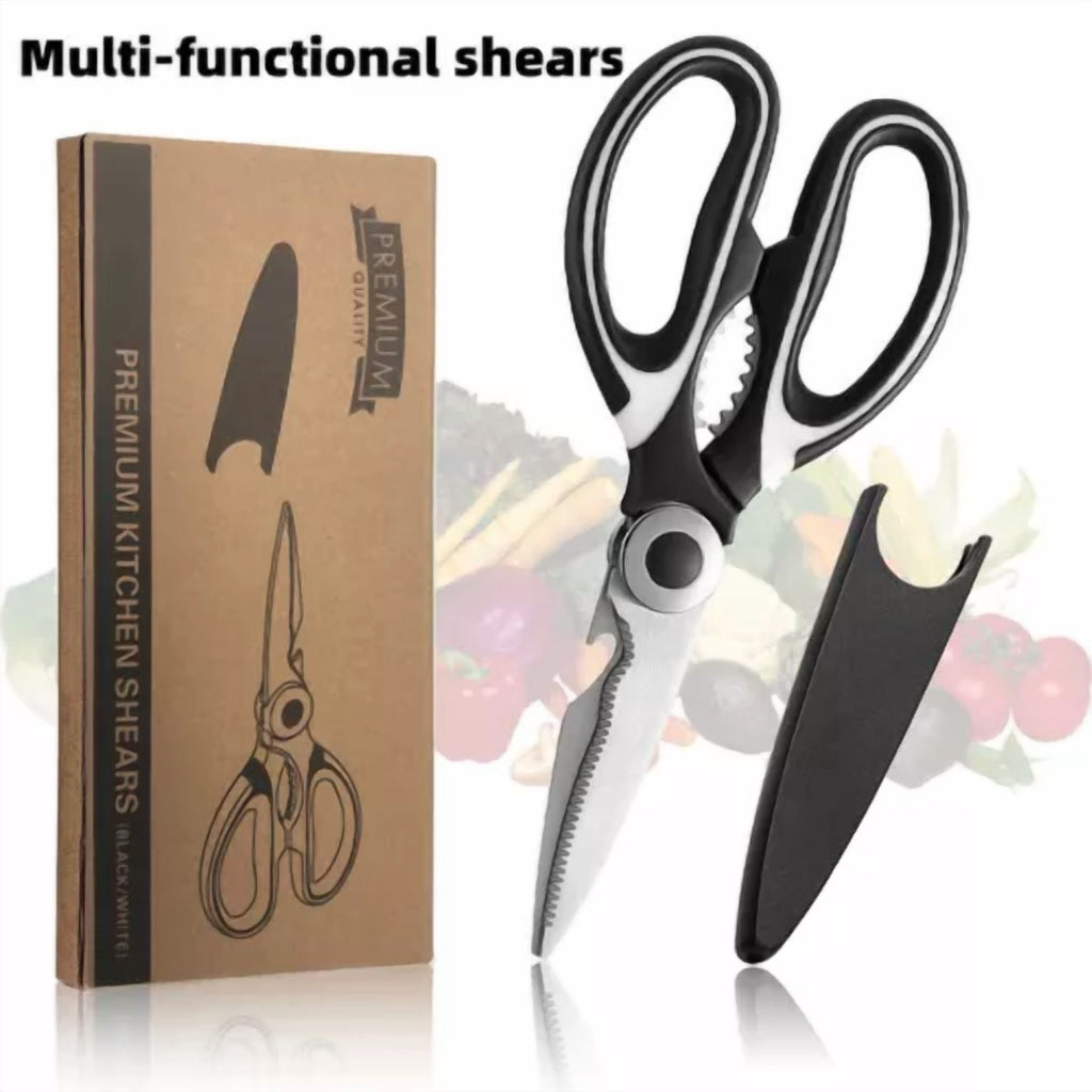 Stainless Steel Kitchen Scissors Set Multi Purpose Heavy Duty Household Shears