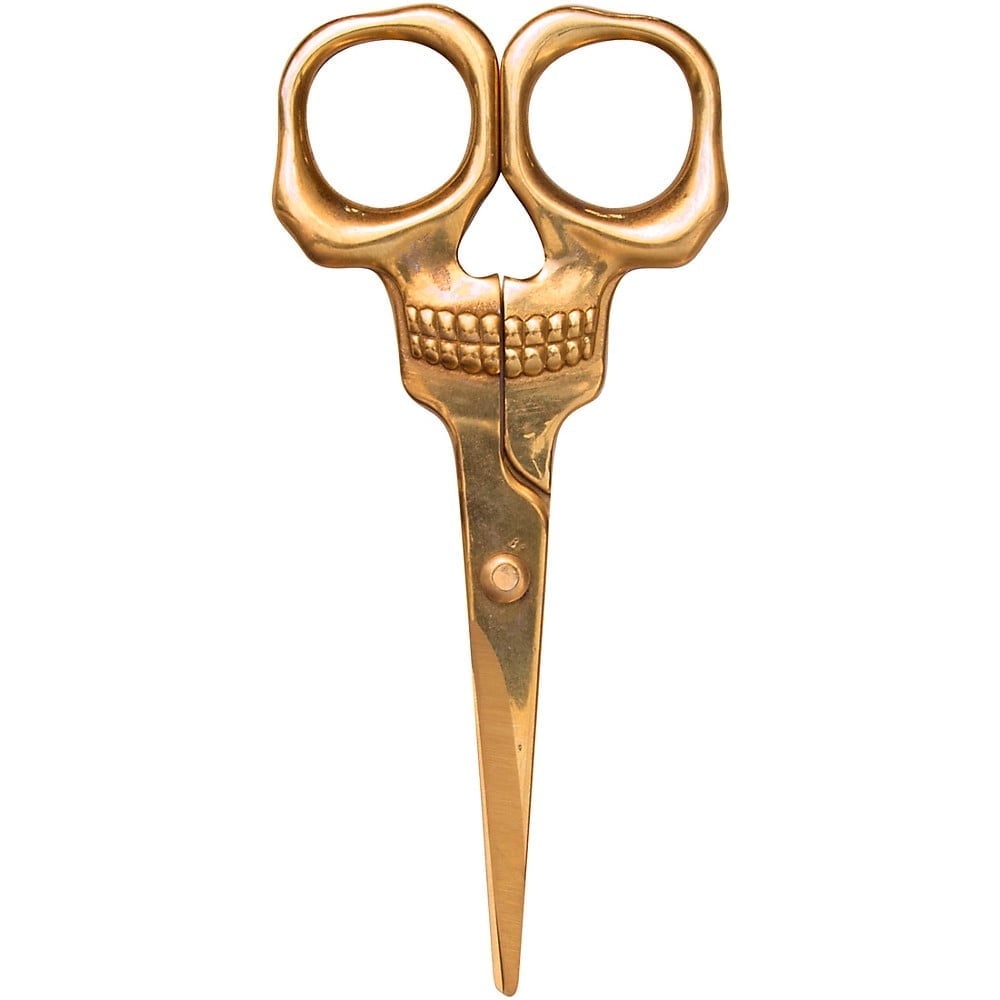 Suck UK Skull Scissor | Gothic Home Decor | Halloween Gothic Desk Accessory