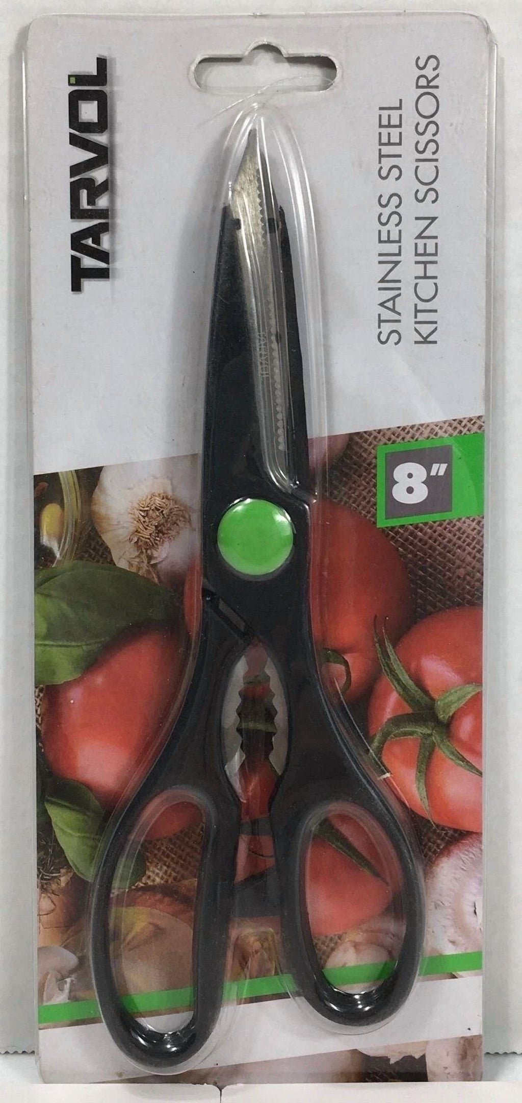 Tarvol Stainless Steel Kitchen Shears Scissors 8”