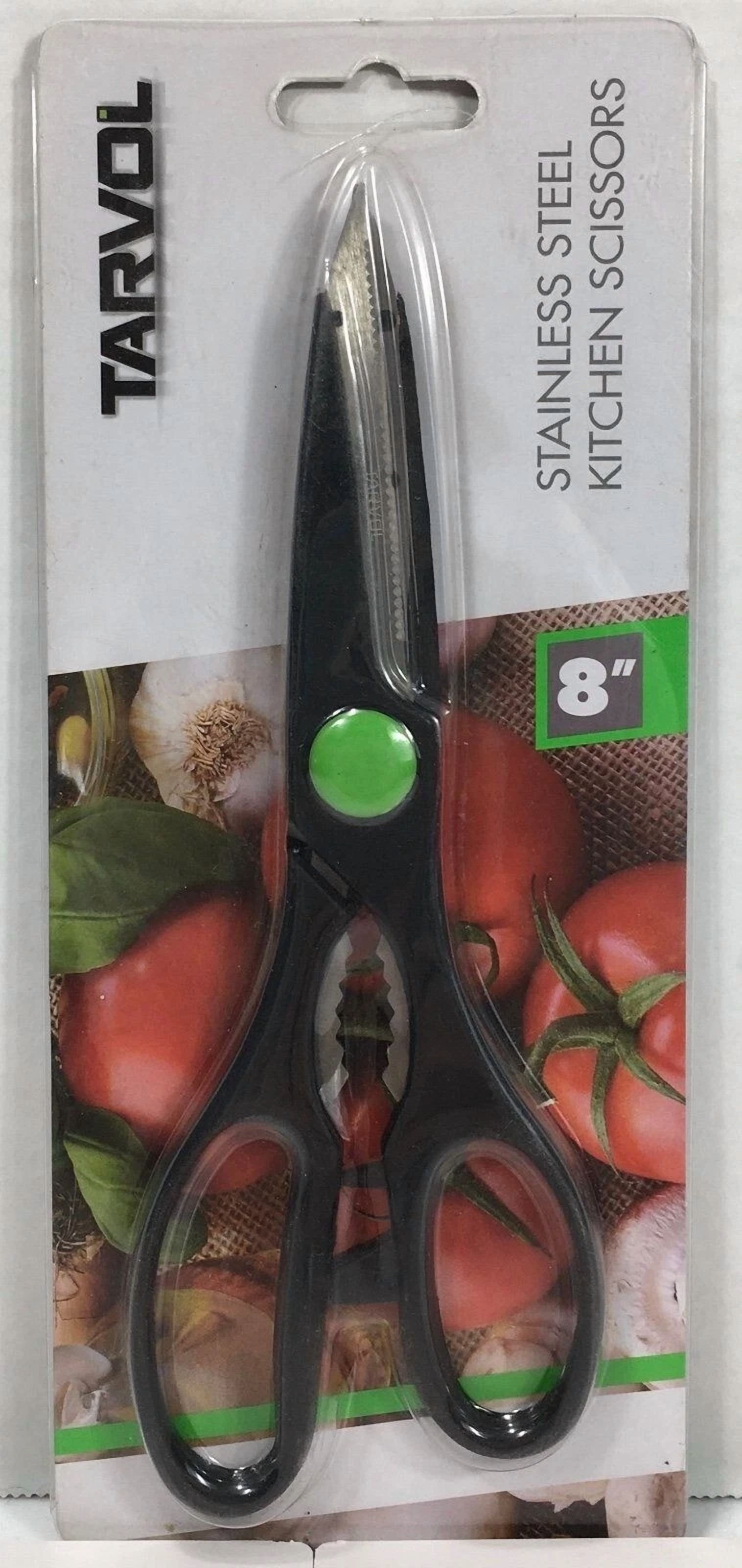 Tarvol Stainless Steel Kitchen Shears Scissors 8”