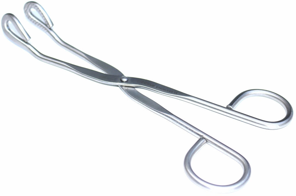 Utility Sterilizing Forceps 11" Curved Aisi 410 Stainless Steel