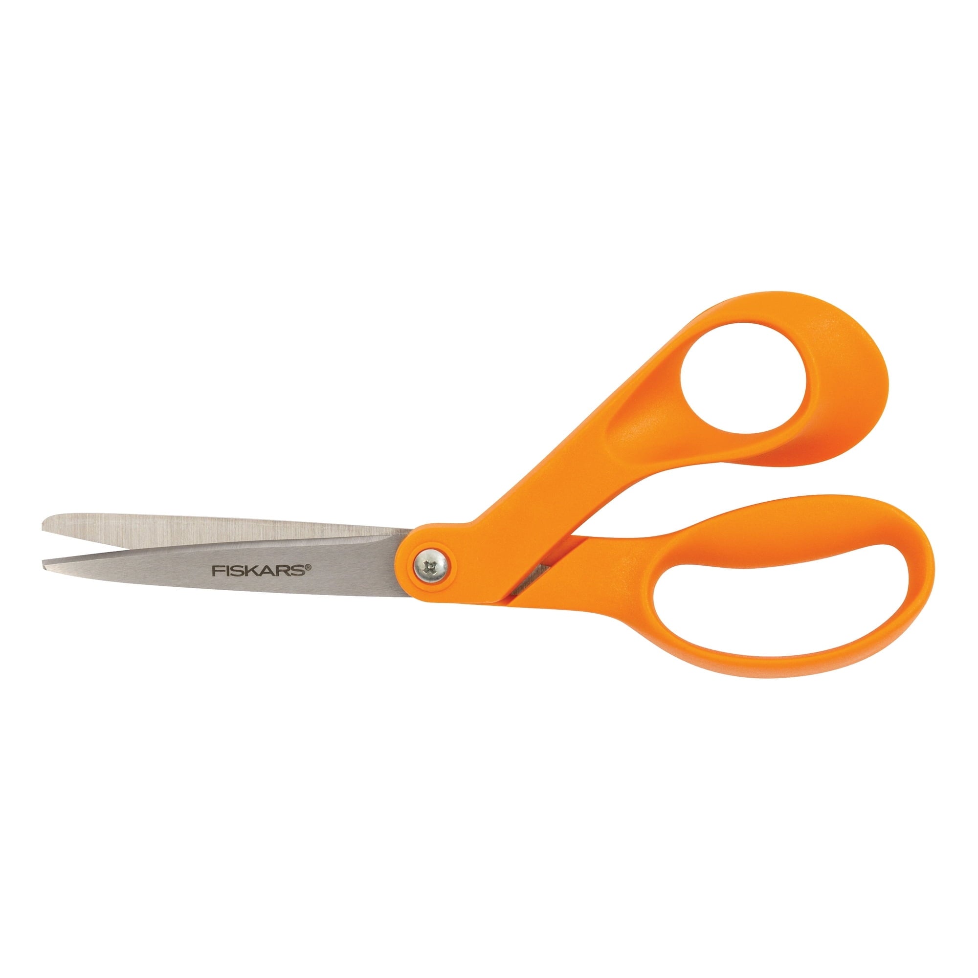 Fiskars 7" Petite Original, Orange-Handled Scissors - pack of 4