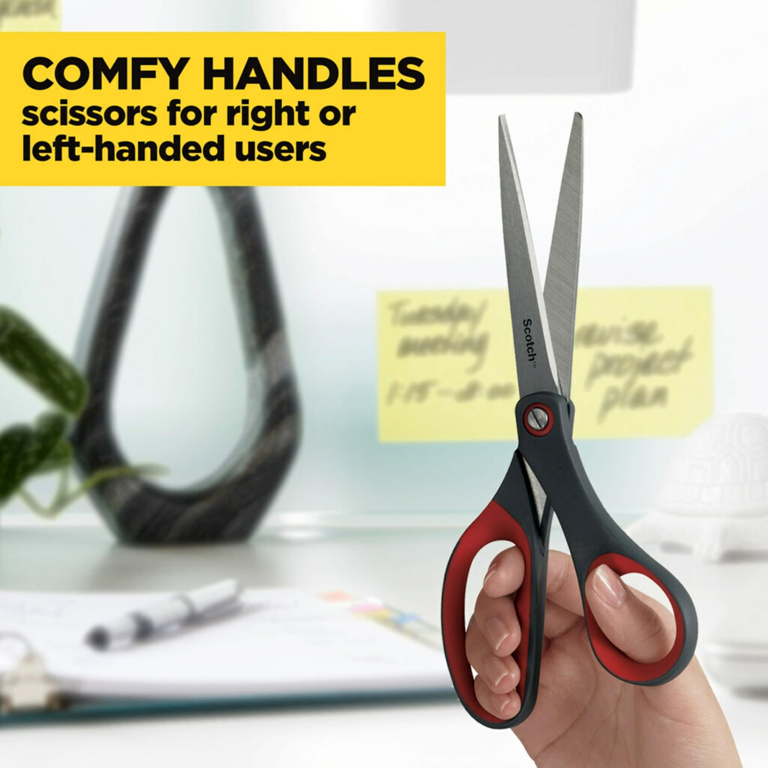 Scotch 8 Inch Precision Bent Scissors, Great for Everyday Use 1448B