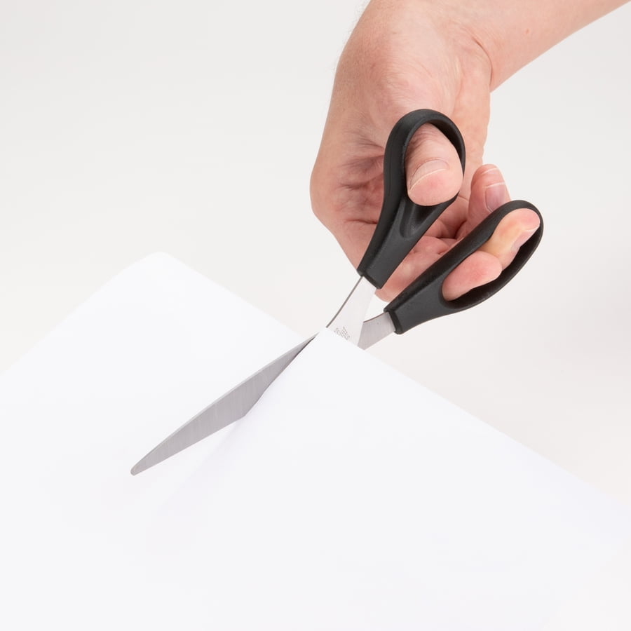 Business Source, BSN65647, Stainless Steel Scissors, 1 Each, Black