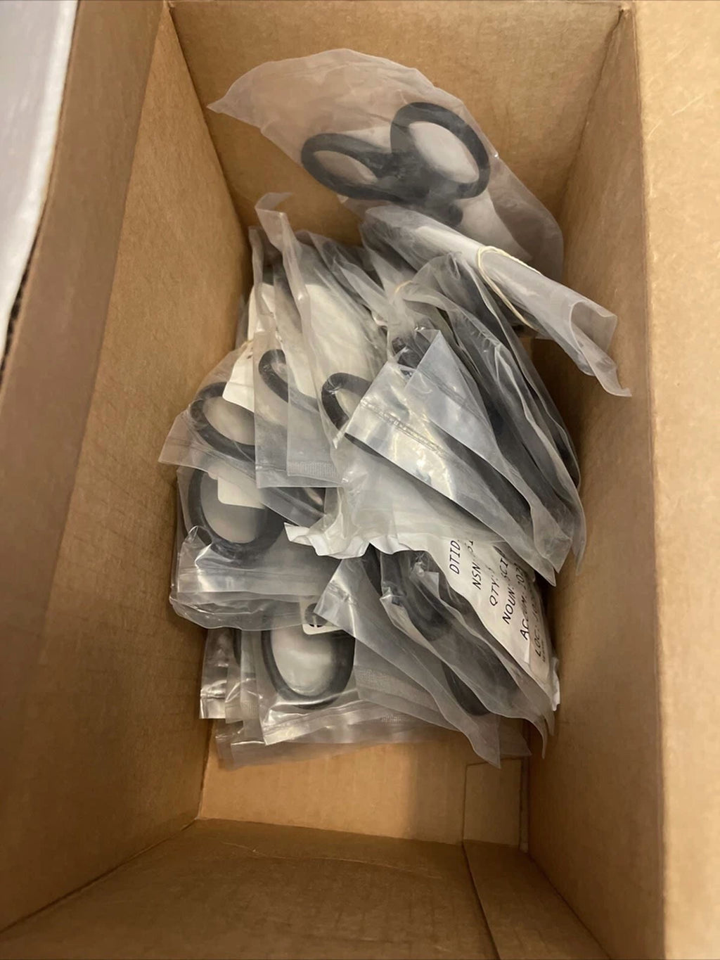 Lot Of 2 Sklar 11-1281 Utility Scissors Serrated 7-1/2" Black Handle - Brand New