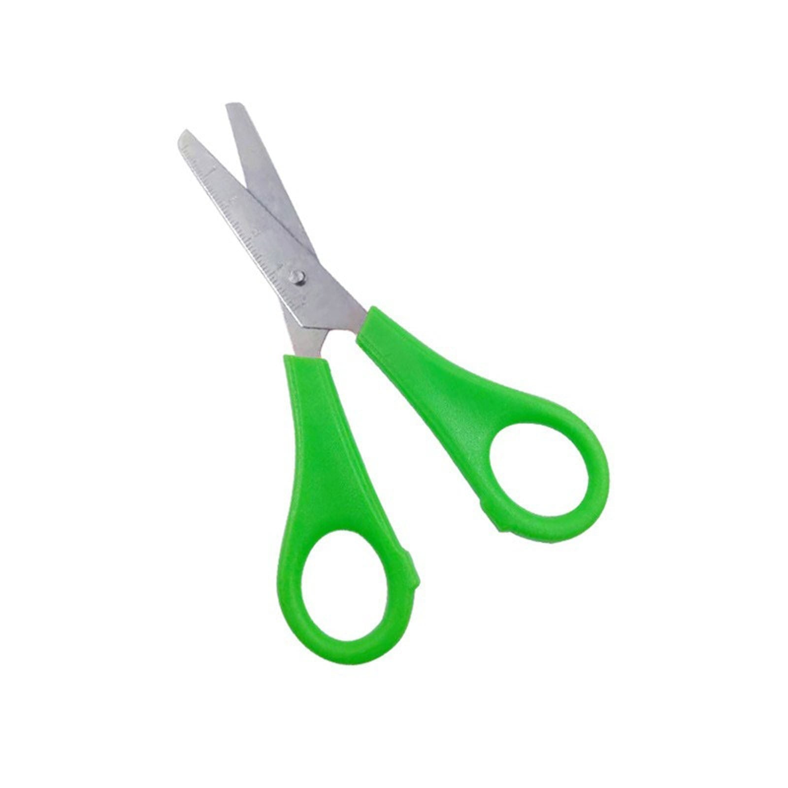 yulier Scissors 5" Student Ruler Scissors, Craft Scissors Small Scissors Blunt Tip Scissor for Office Home