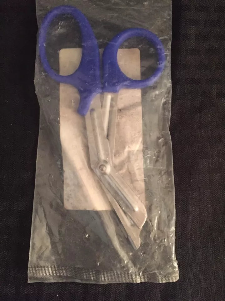 New Sklar Utility Scissors Serrated Blue 7.5" 11-1280 Stainless Germany