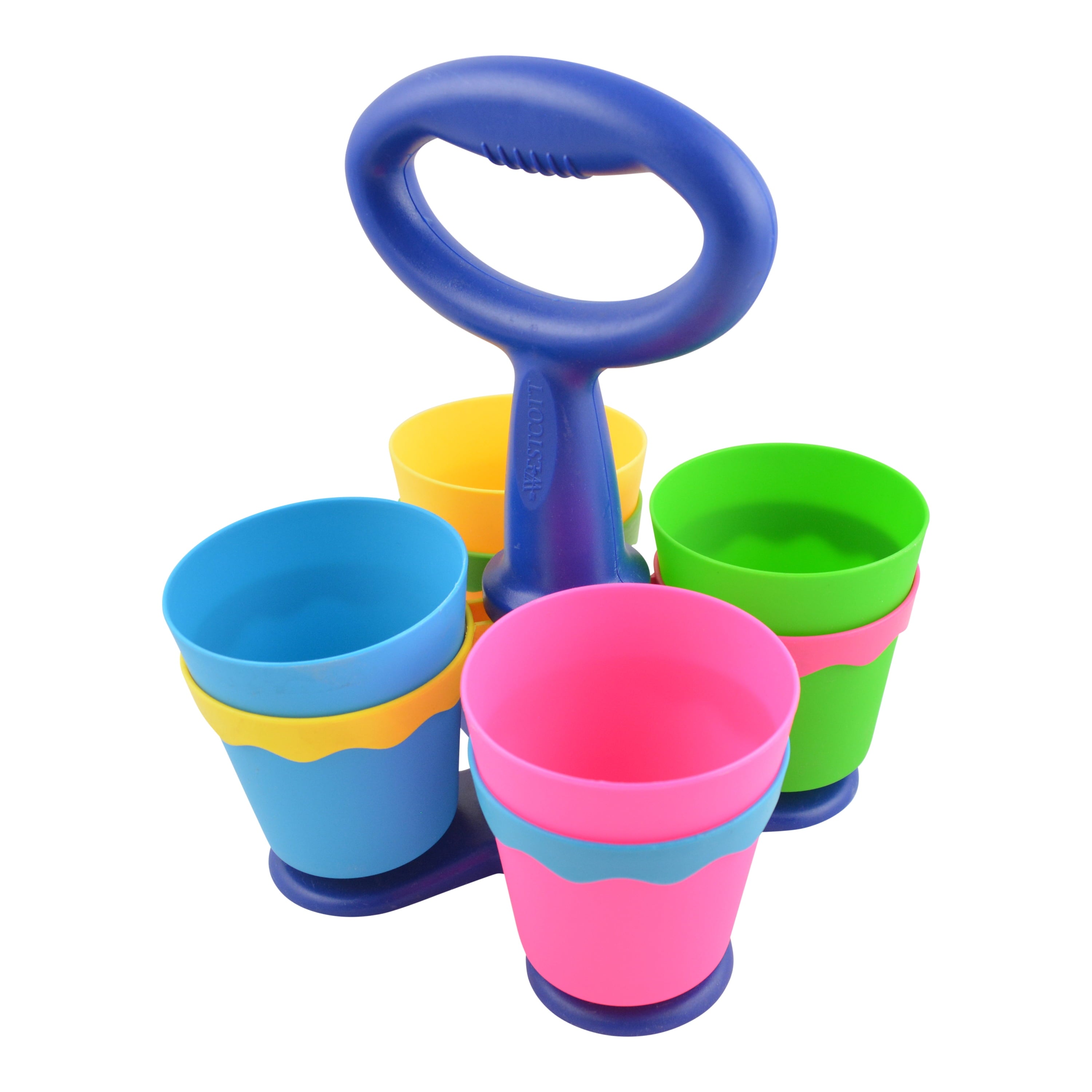 Westcott 5" Kids Scissors with Caddy, Blunt, Elementary, Multicolor, 24-Pack