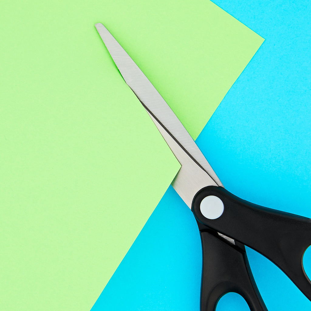 Pen+Gear 8-inch All-Purpose Stainless-Steel Scissors, Pointed, School Supplies, Black