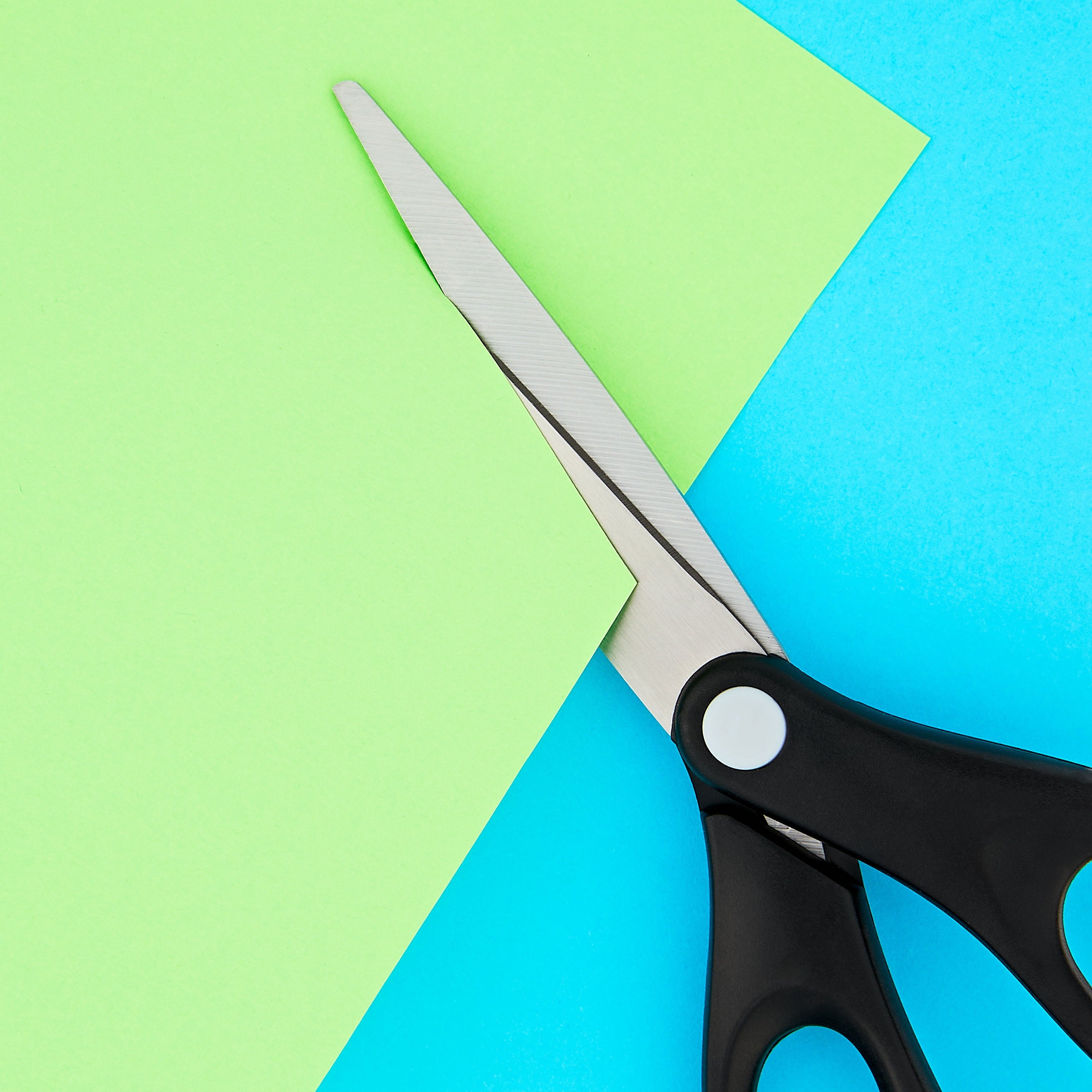 Pen+Gear 8-inch All-Purpose Stainless-Steel Scissors, Pointed, School Supplies, Black