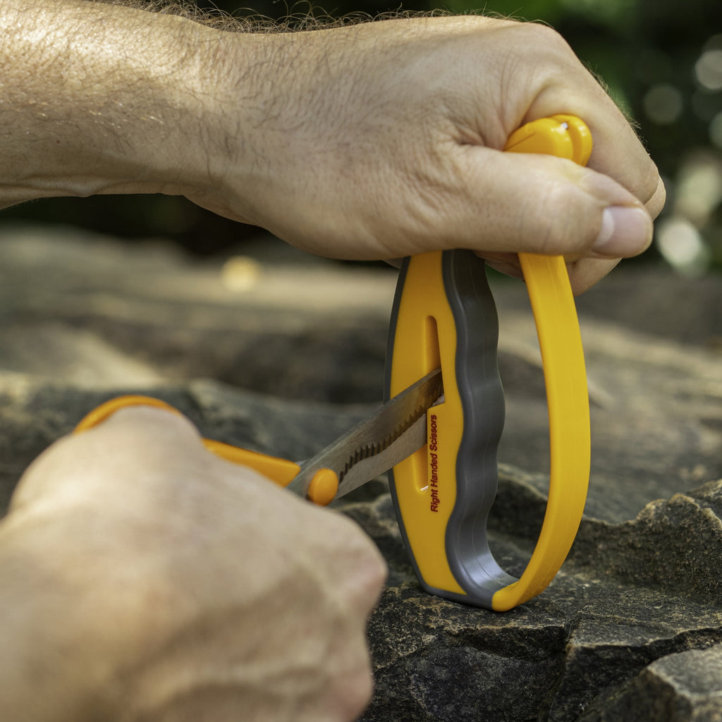 Smith’s 50170 JIFFY V-Sharp Knife & Scissors Sharpener | Yellow & Grey