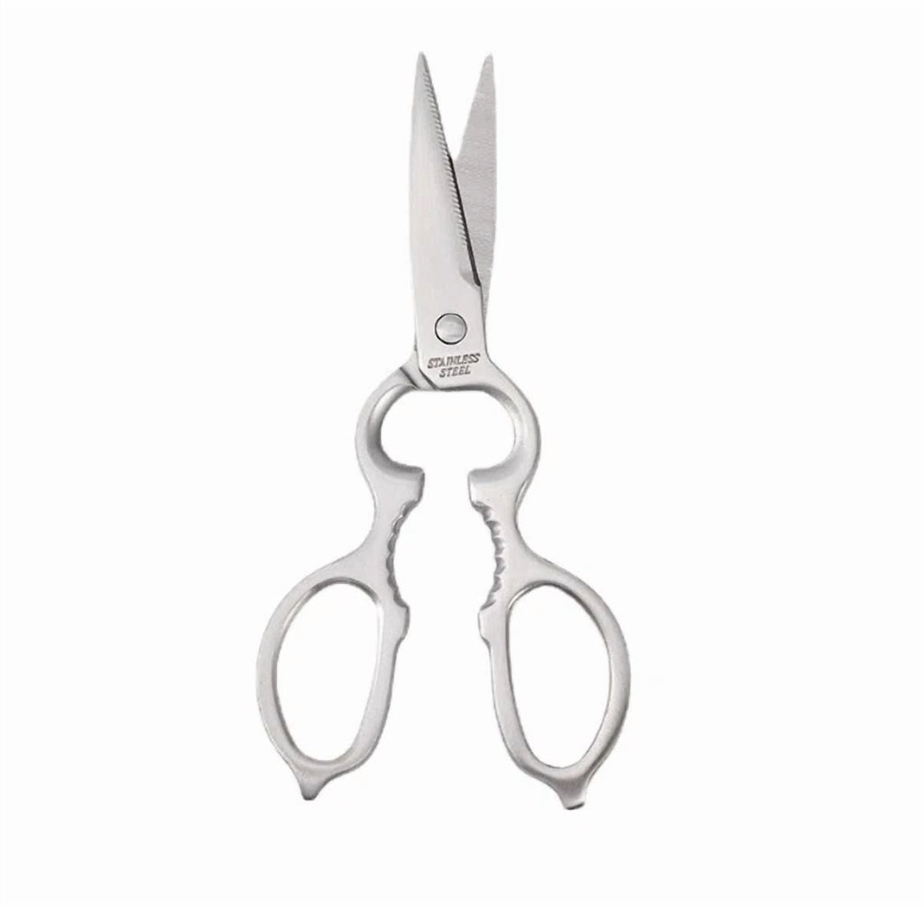 All Stainless Steel Multifunctional Gourd Shaped Scissors Kitchen Tool